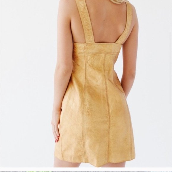 Free People Goldie Leather Mini Dress - Picture 4 of 7
